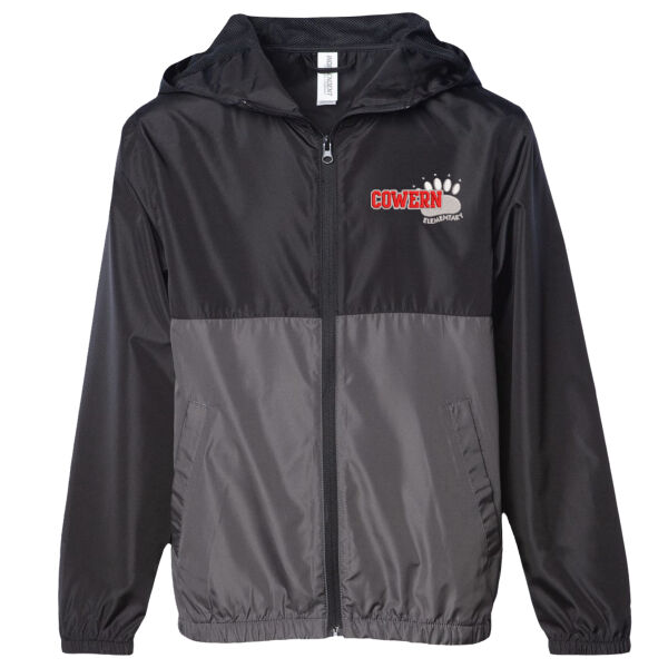 Independent Trading Co. - Youth Lightweight Windbreaker Zip Jacket - Embroidered Logo Thumbnail
