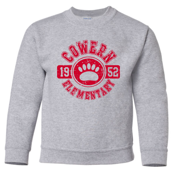 Gildan - Heavy Blend™ Youth Crewneck Sweatshirt - Printed Logo Thumbnail